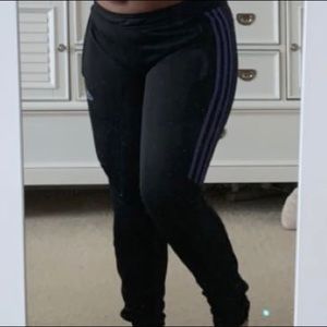 Adidas Pants Purple and Dark Gray